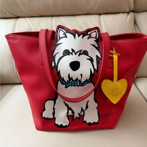 Marc Tetro Westie Dog Tote Bag